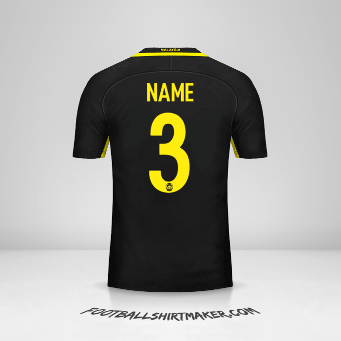Shirt Malaysia 2016/17 -  name - 3