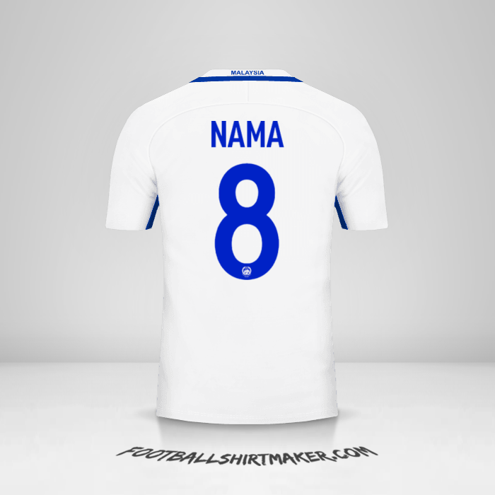 Jersey Malaysia 2016/17 Alternatif -  nama - 8