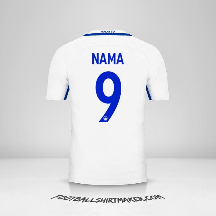 Jersey Malaysia 2016/17 Alternatif -  nama - 9