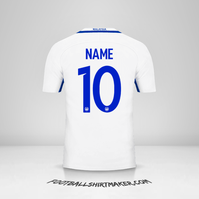 Trikot Malaysia 2016/17 Auswärts -  name - 10