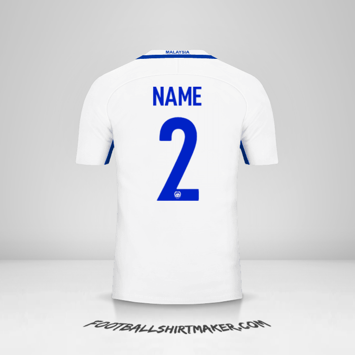 Shirt Malaysia 2016/17 Away -  name - 2