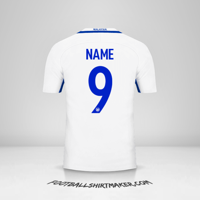Trikot Malaysia 2016/17 Auswärts -  name - 9