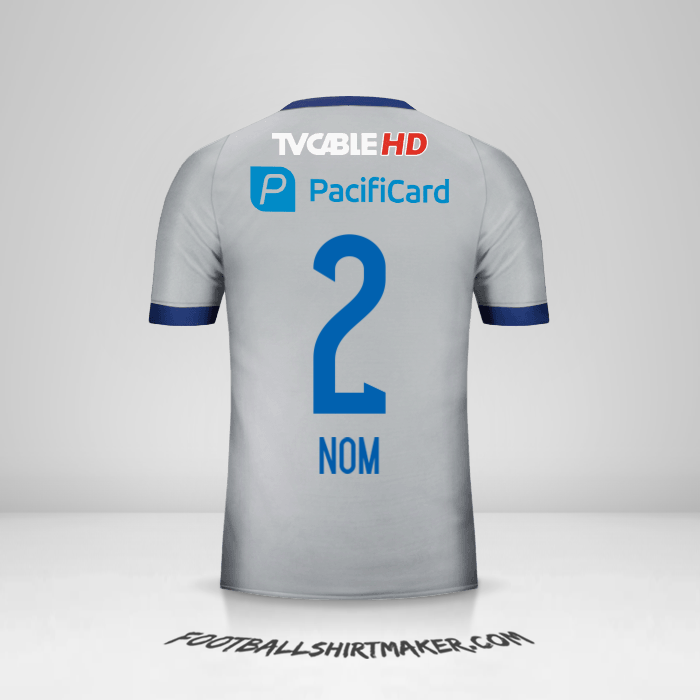 Maillot Emelec 2017 Extérieur -  nom - 2