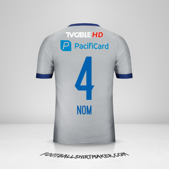 Maillot Emelec 2017 Extérieur -  nom - 4
