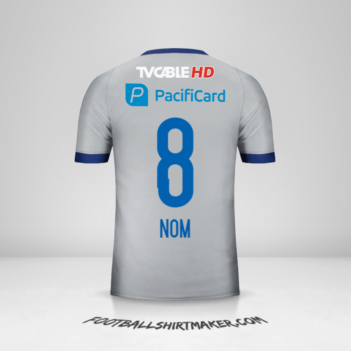 Maillot Emelec 2017 Extérieur -  nom - 8