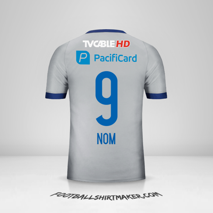 Maillot Emelec 2017 Extérieur -  nom - 9