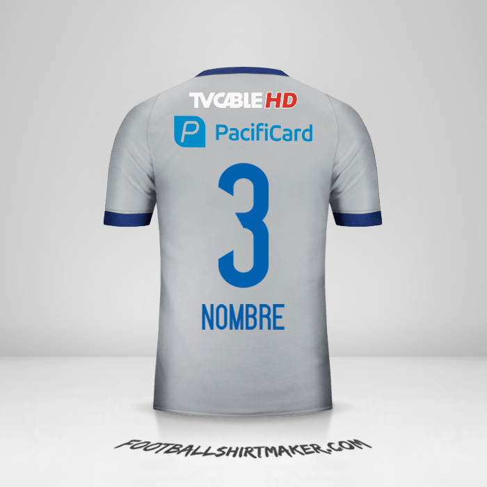 Jersey Emelec 2017 Visita -  nombre - 3