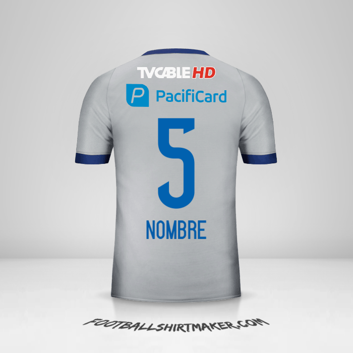 Jersey Emelec 2017 Visita -  nombre - 5