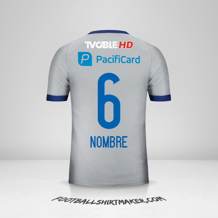 Jersey Emelec 2017 Visita -  nombre - 6
