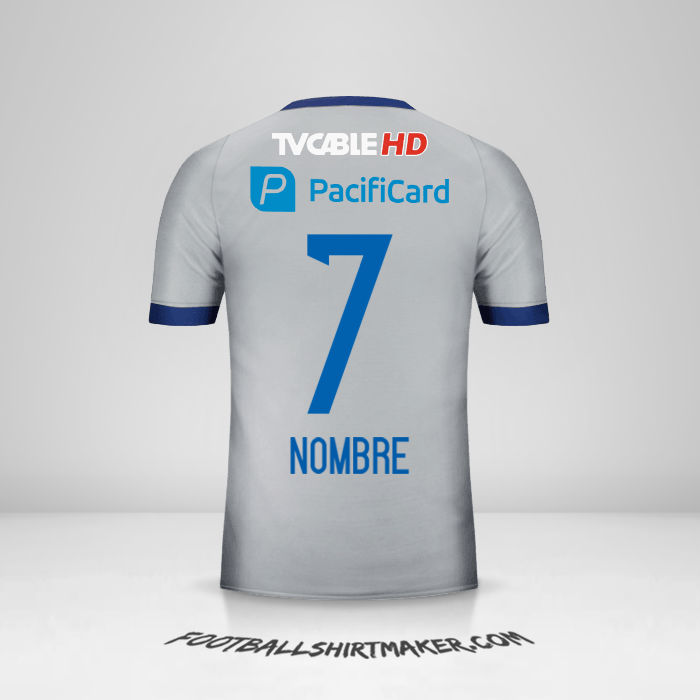 Camiseta Emelec 2017 Visita -  nombre - 7
