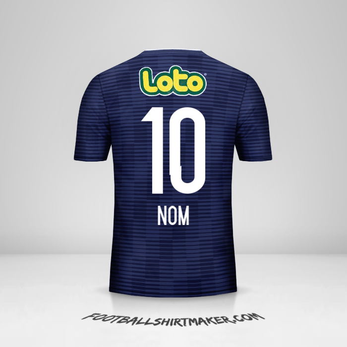 Maillot Universidad de Chile 2017/18 -  nom - 10