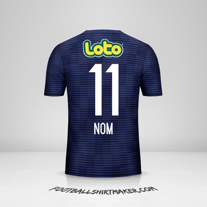 Maillot Universidad de Chile 2017/18 -  nom - 11
