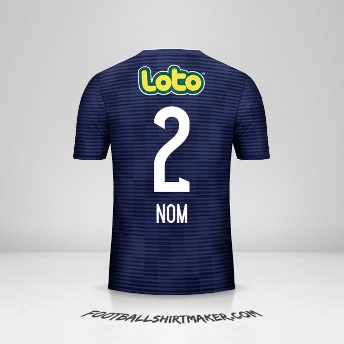 Maillot Universidad de Chile 2017/18 -  nom - 2