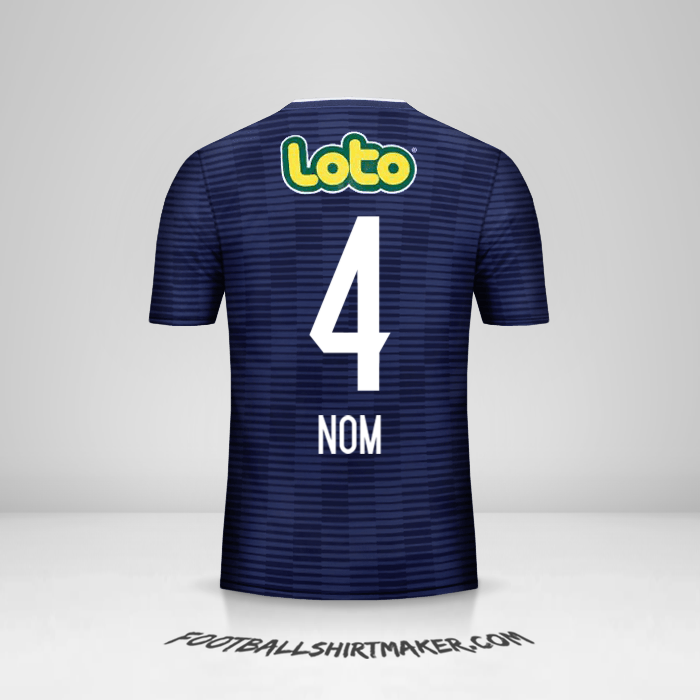 Maillot Universidad de Chile 2017/18 -  nom - 4