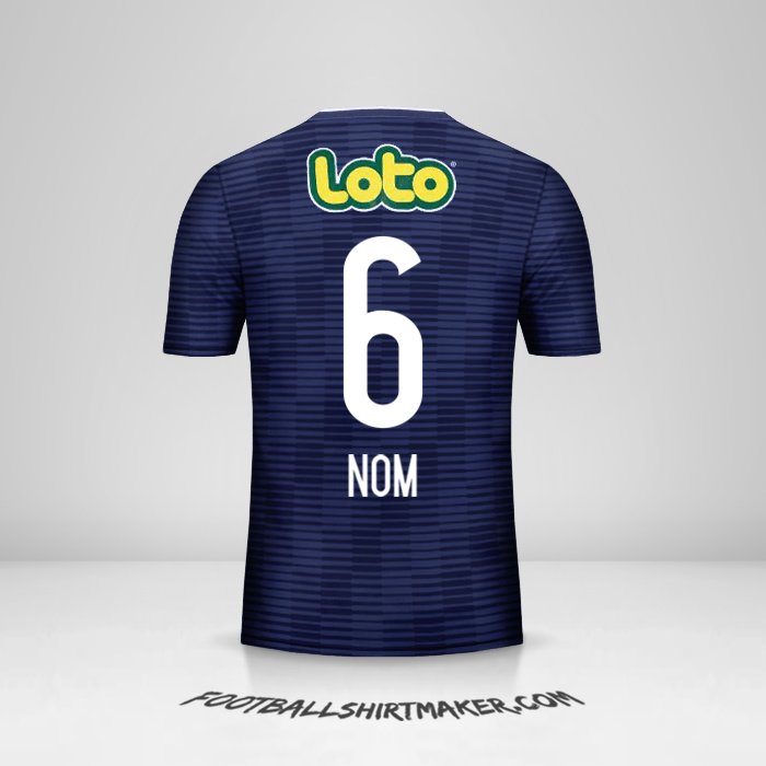 Maillot Universidad de Chile 2017/18 -  nom - 6