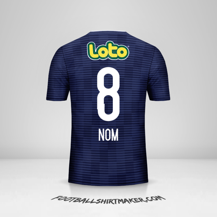 Maillot Universidad de Chile 2017/18 -  nom - 8