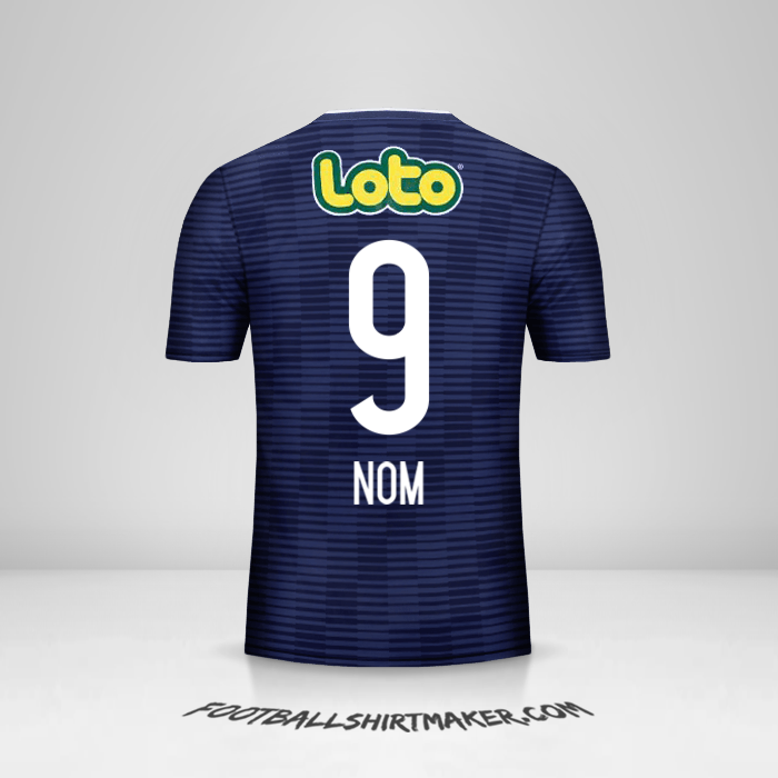 Maillot Universidad de Chile 2017/18 -  nom - 9