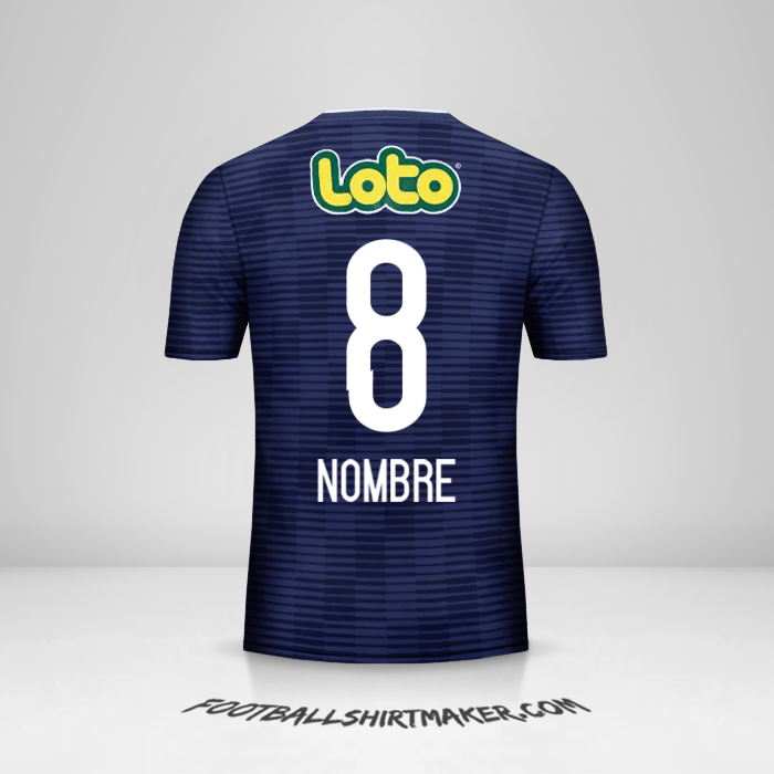 Jersey Universidad de Chile 2017/18 -  nombre - 8