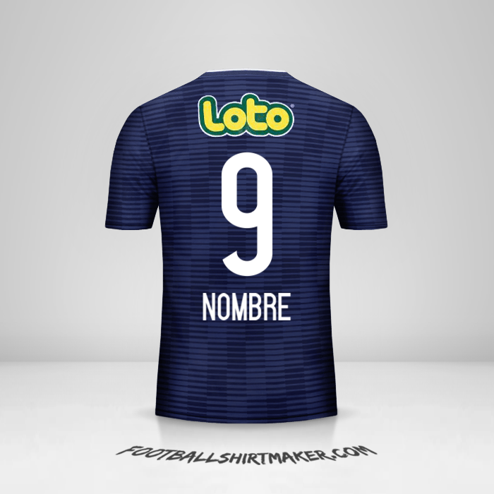 Jersey Universidad de Chile 2017/18 -  nombre - 9