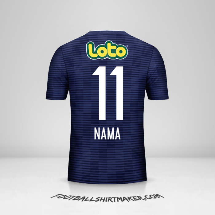 Jersey Universidad de Chile 2017/18 -  nama - 11