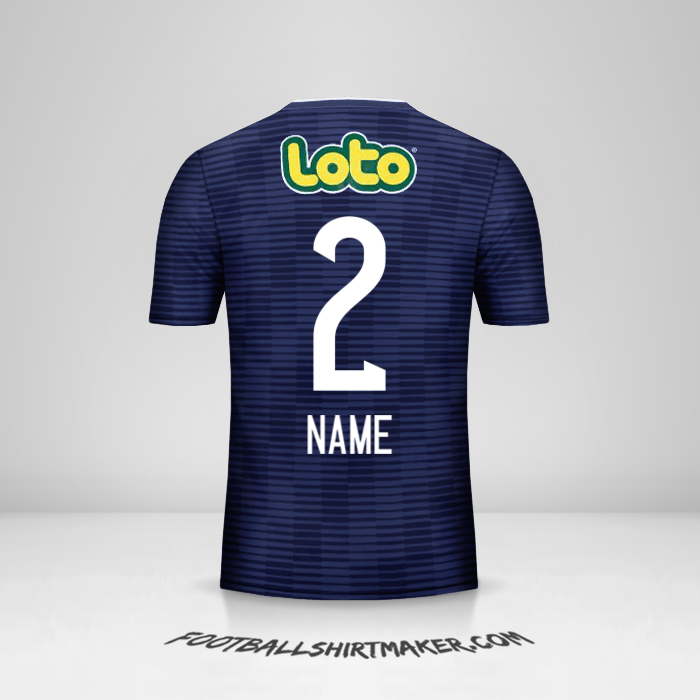 Jersey Universidad de Chile 2017/18 -  name - 2
