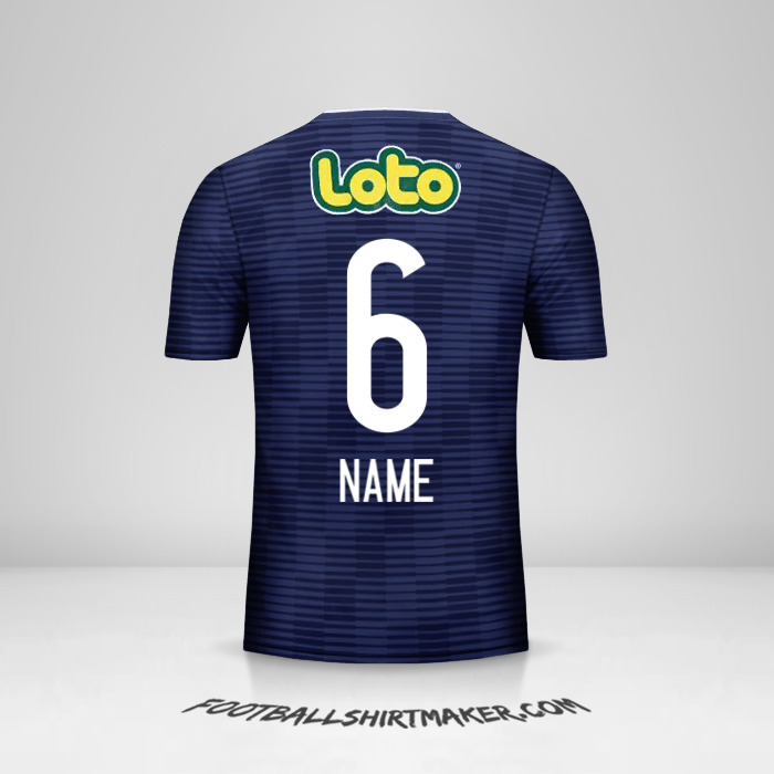 Jersey Universidad de Chile 2017/18 -  name - 6