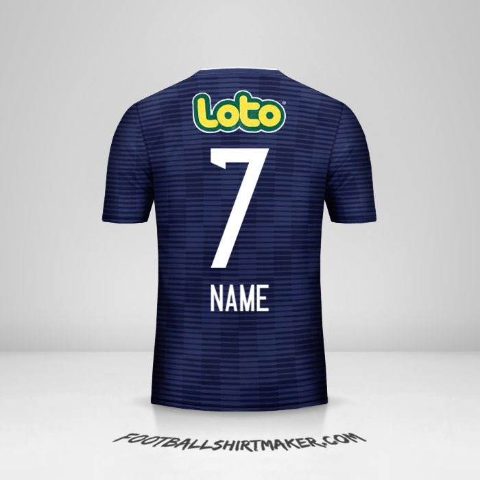 Jersey Universidad de Chile 2017/18 -  name - 7