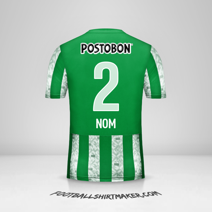 Maillot Atletico Nacional 2014 -  nom - 2