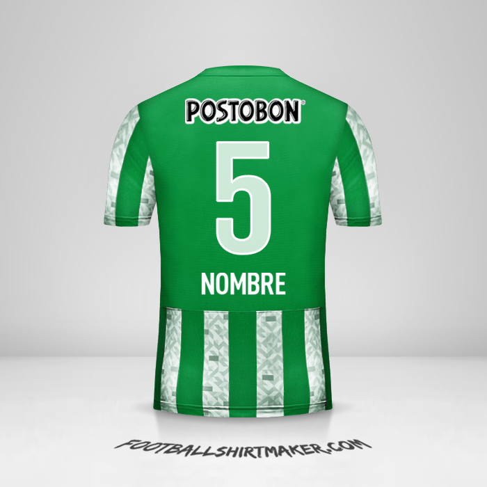 Jersey Atletico Nacional 2014 -  nombre - 5
