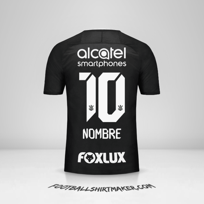 Jersey Corinthians 2017/18 Visita -  nombre - 10