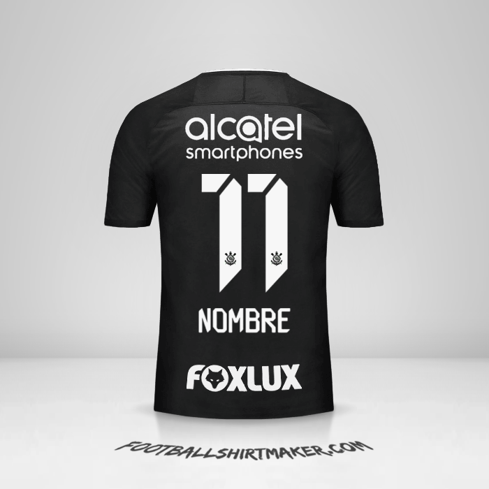 Jersey Corinthians 2017/18 Visita -  nombre - 11