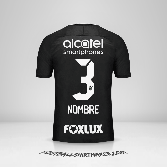 Jersey Corinthians 2017/18 Visita -  nombre - 3
