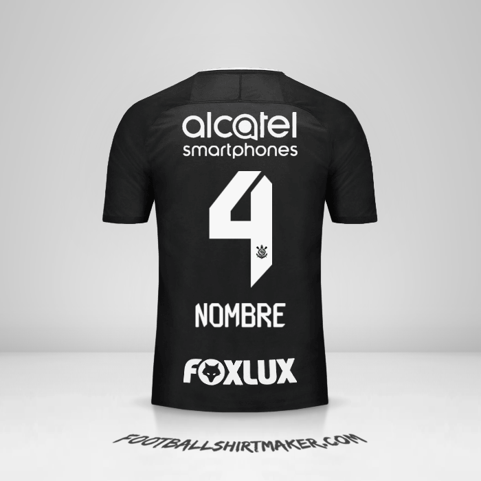 Camiseta Corinthians 2017/18 Visita -  nombre - 4