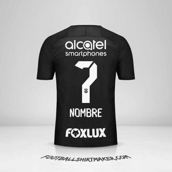 Camiseta Corinthians 2017/18 Visita -  nombre - 7