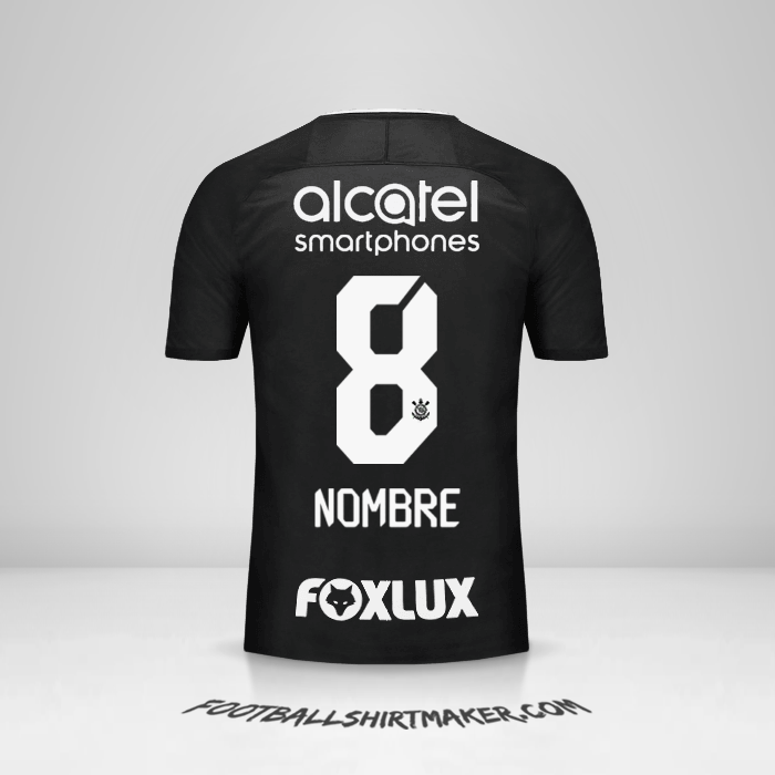 Jersey Corinthians 2017/18 Visita -  nombre - 8