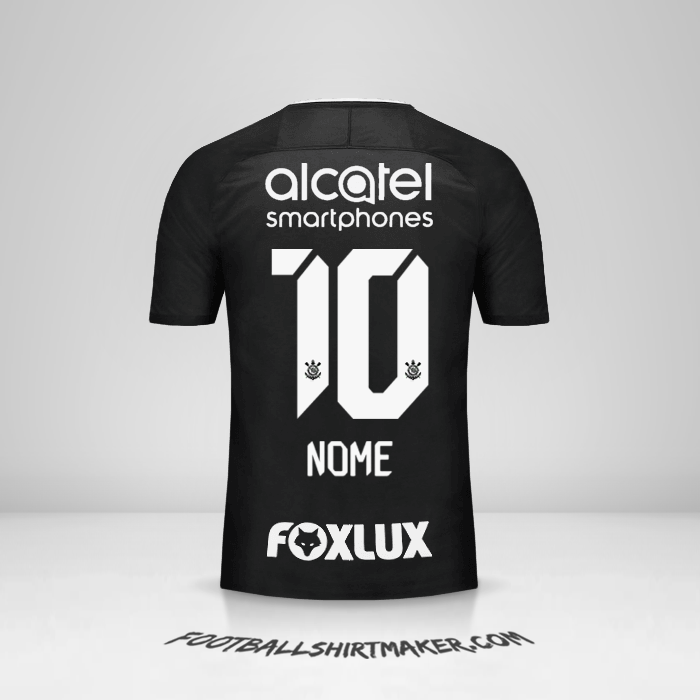 Camisa Corinthians 2017/18 Alternativa -  nome - 10
