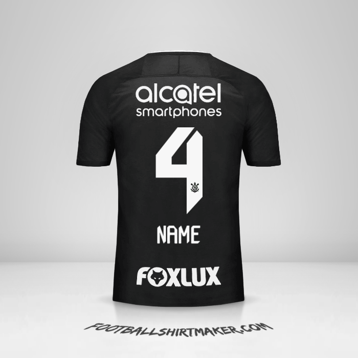 Trikot Corinthians 2017/18 Auswärts -  name - 4