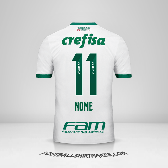 Maglia Palmeiras 2017 Seconda -  nome - 11