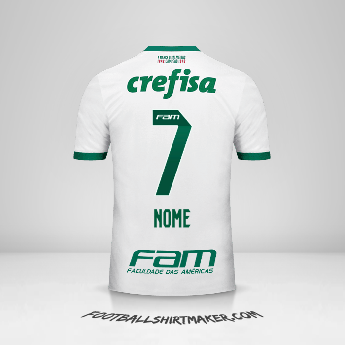 Camisola Palmeiras 2017 Alternativa -  nome - 7
