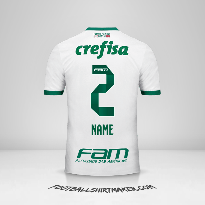 Trikot Palmeiras 2017 Auswärts -  name - 2