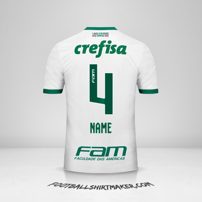 Trikot Palmeiras 2017 Auswärts -  name - 4