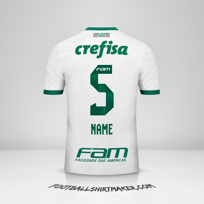 Trikot Palmeiras 2017 Auswärts -  name - 5
