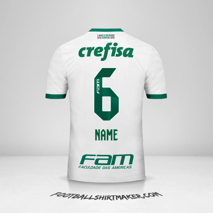 Trikot Palmeiras 2017 Auswärts -  name - 6