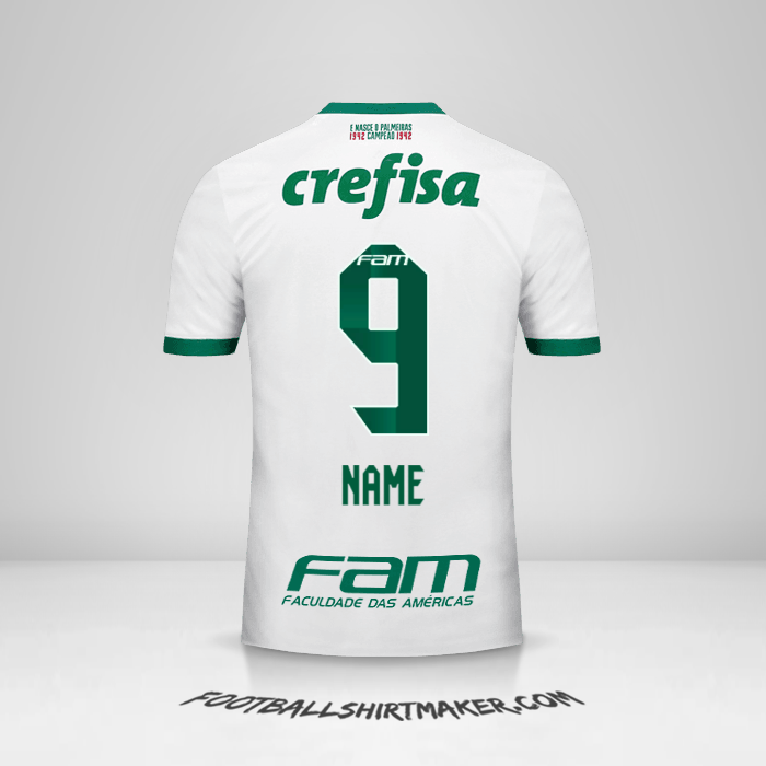 Trikot Palmeiras 2017 Auswärts -  name - 9