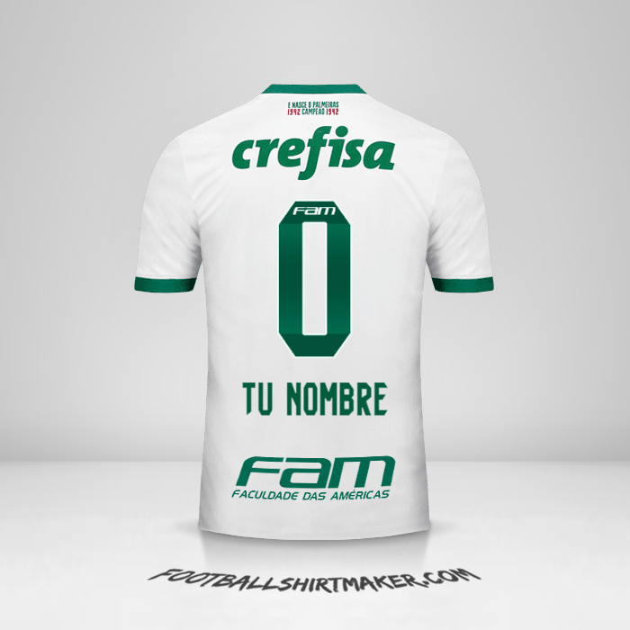 Jersey Palmeiras 2017 II -  tu nombre - 0