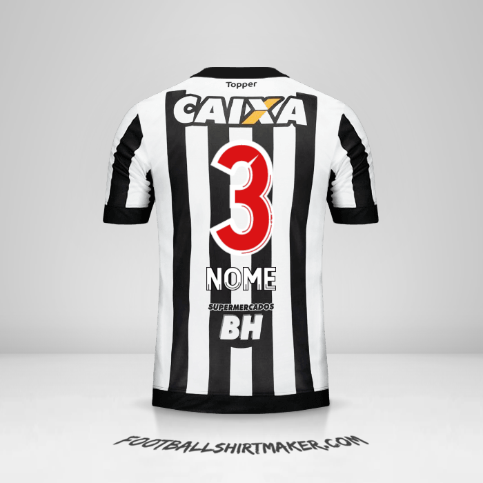 Camisola Atletico Mineiro 2017 -  nome - 3