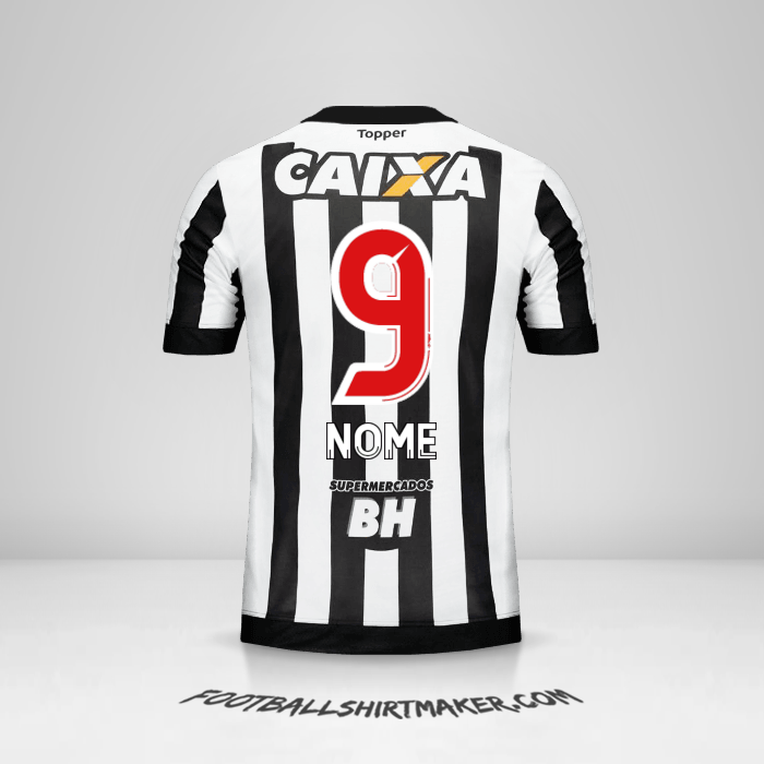 Camisola Atletico Mineiro 2017 -  nome - 9