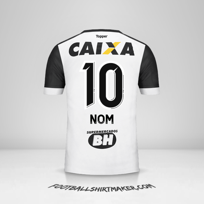 Maillot Atletico Mineiro 2017 Extérieur -  nom - 10