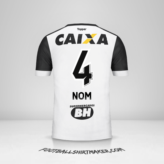 Maillot Atletico Mineiro 2017 Extérieur -  nom - 4