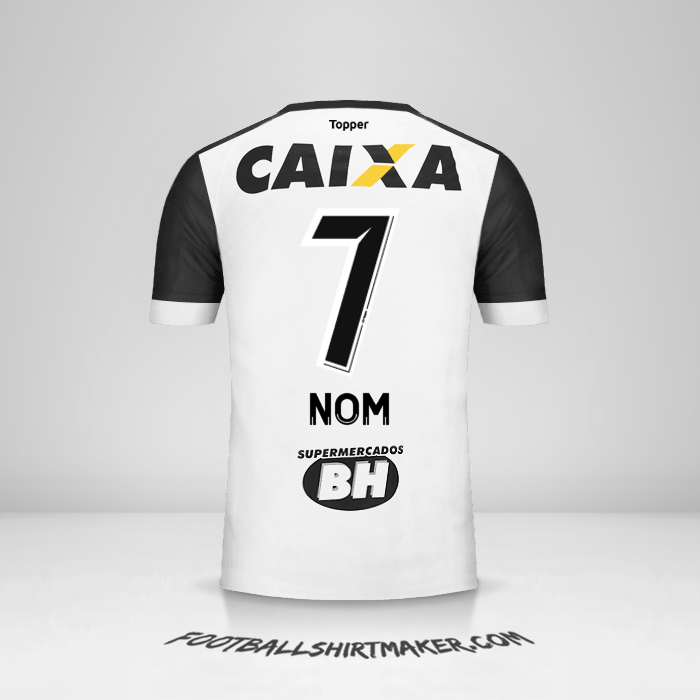 Maillot Atletico Mineiro 2017 Extérieur -  nom - 7